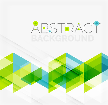 Abstract geometric background. Modern overlapping trianglesのイラスト素材