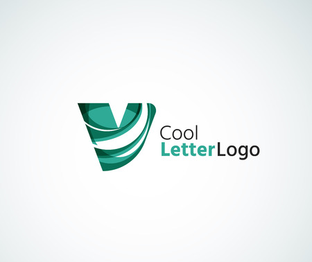 Vector letter logoのイラスト素材