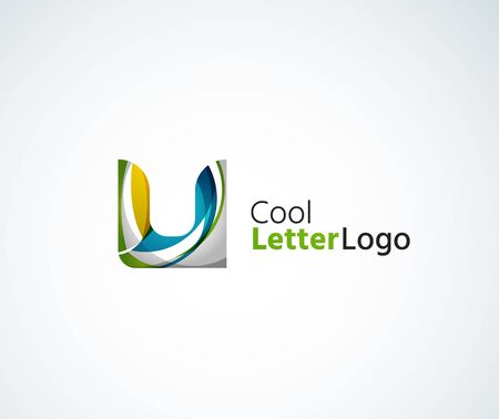 Vector letter logoのイラスト素材