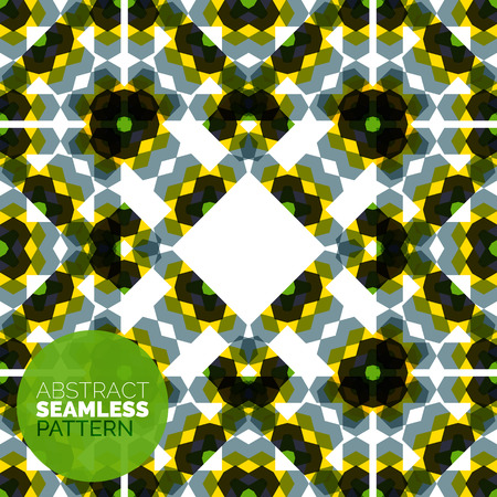 Vector colorful seamless geometric pattern. Modern stylish abstract textureのイラスト素材