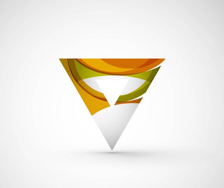 Abstract geometric  triangle, arrowのイラスト素材