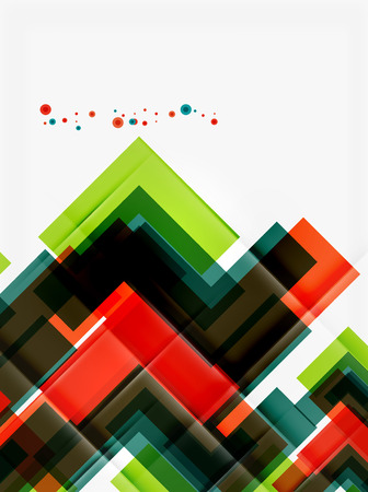 Clean colorful unusual geometric pattern designのイラスト素材