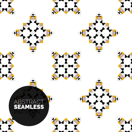 Vector colorful seamless geometric pattern. Modern stylish abstract texture. Background designのイラスト素材