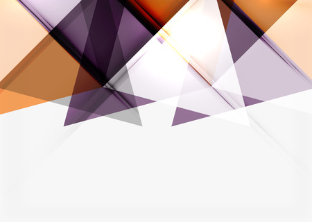 Vector minimalistic geometric background with multicolored elements, straight lines and shapes, light and shadow effects. Business identity designのイラスト素材