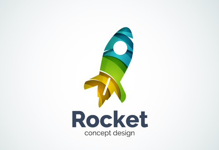 Rocket  abstract elegant business iconのイラスト素材