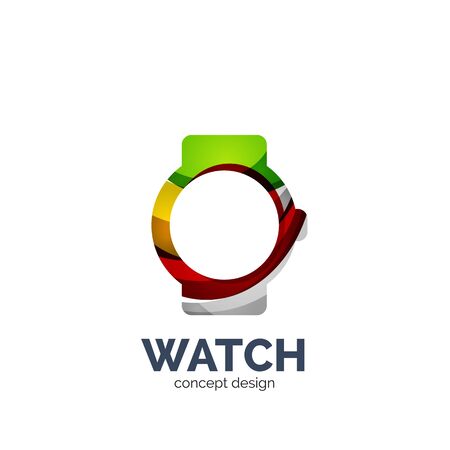 Vector watch template, elegant geometric designのイラスト素材