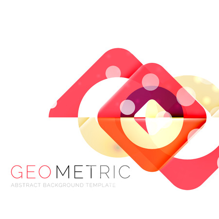 Shiny geometric vector abstract backgroundのイラスト素材