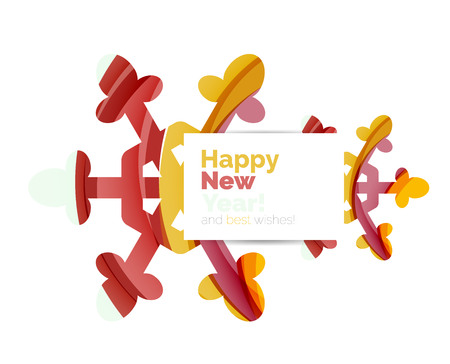 Christmas colorful geometric abstract background. Vectorのイラスト素材