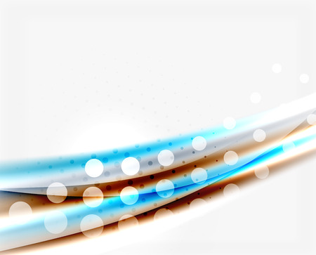 Shiny color lines on white background - vector motionのイラスト素材