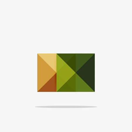 Vector blank abstract squares background, infographic template with place for your contentのイラスト素材