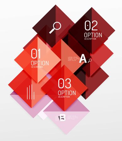 Vector square abstract backgroundのイラスト素材