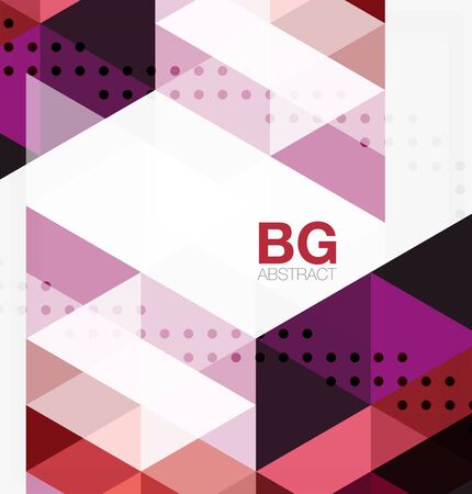 Vector abstract colorful triangle repetitionのイラスト素材