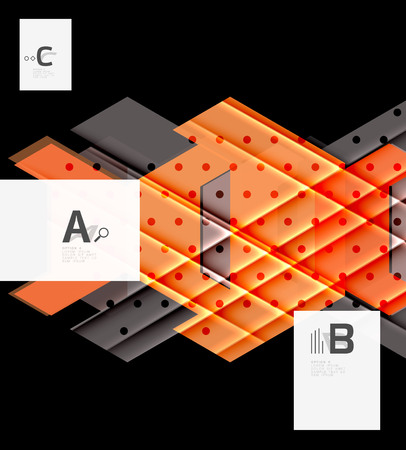 Vector abstract geometrical shapes backgroundのイラスト素材