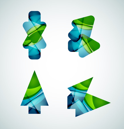 Vector icon, arrow mouse pointer or directional symbolのイラスト素材