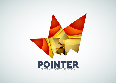 Vector icon, arrow mouse pointer or directional symbolのイラスト素材