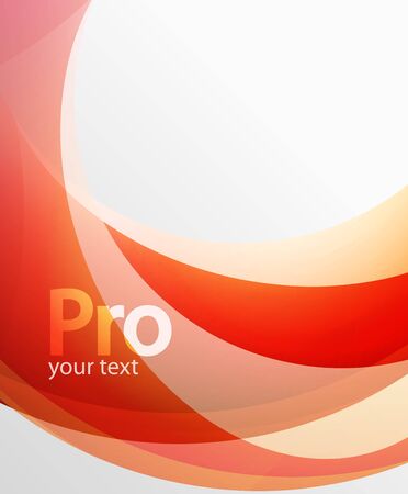 Abstract background, swirl wave line template. Vector layout template for your message or presentation wallpaperのイラスト素材