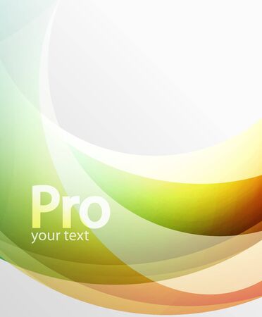 Abstract background, swirl wave line templateのイラスト素材