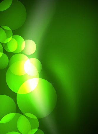 Shiny glowing glass circles, modern futuristic background templateのイラスト素材