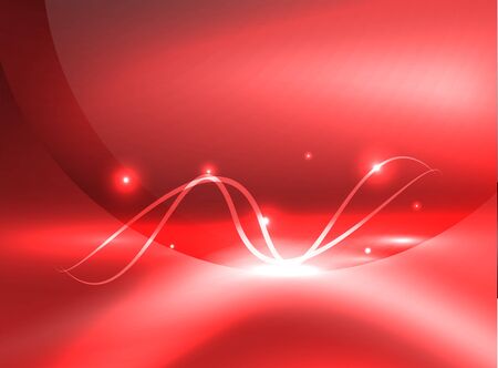 Glowing shiny wave backgroundのイラスト素材