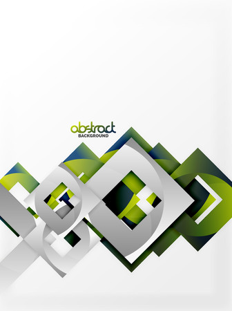 Vector square template background designのイラスト素材