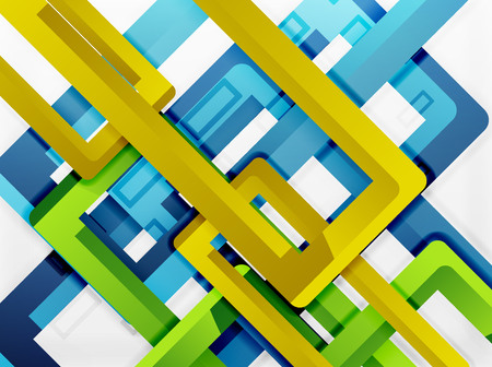 Rectangle tube elements, vector backgroundのイラスト素材