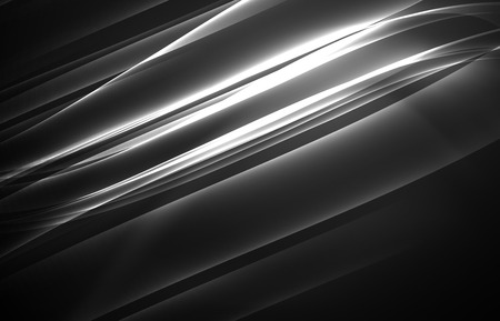 Polar lights concept, glowing shapes in the dark.のイラスト素材