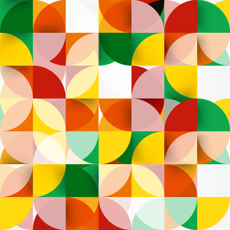 Modern geometrical abstract background - circles. Business or technology presentation design template, brochure or flyer pattern, or geometric web bannerのイラスト素材