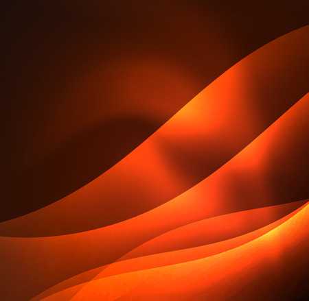 Illuminated neon wavesのイラスト素材