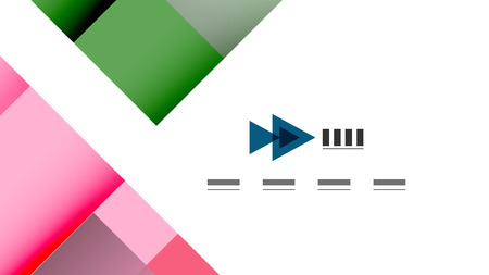 Business presentation geometric template