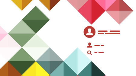 Modern geometric presentation background