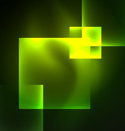 Dark background design with shiny glowing effects, lines and glass squaresのイラスト素材