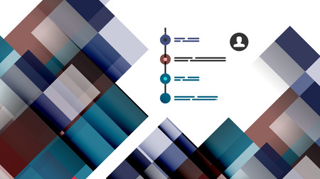 Business presentation geometric template. Digital technology layout, brochure or flyer concept or geometrical web banner backgroundのイラスト素材