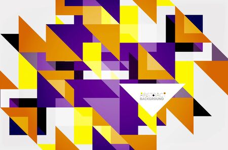 Triangle pattern design background. Vector business or technology presentation template, brochure or flyer pattern, or geometric web bannerのイラスト素材