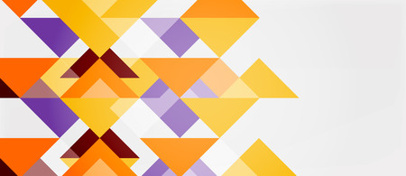 Colorful triangular continuous pattern design.のイラスト素材