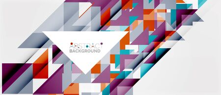 Triangle pattern design background