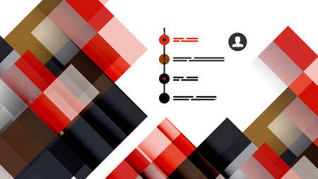 Business presentation geometric template. Digital technology layout, brochure or flyer concept or geometrical web banner backgroundのイラスト素材