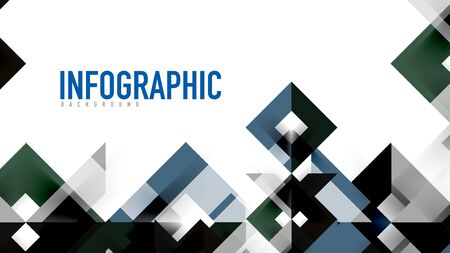 Business presentation geometric templateのイラスト素材