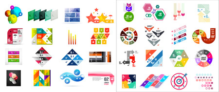 Illustration for Vector geometric templates - Royalty Free Image