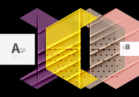 Geometric shapes abstract backdrop.
