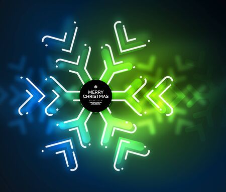 Frozen winter holiday background, Christmas snowflakes vector illustration.のイラスト素材