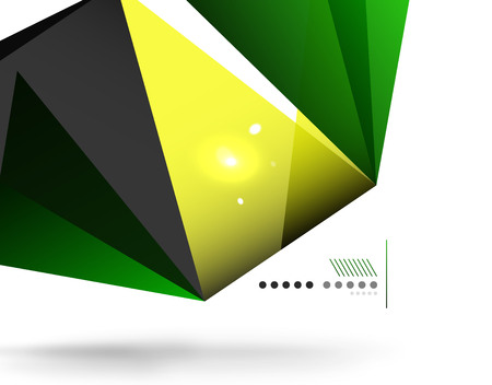 Geometrical abstract triangle background, vector modern template, business or techno presentation wallpaper. Polygonal abstract backgroundのイラスト素材