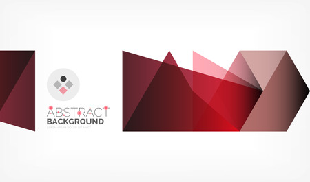 Geometric polygonal vector backgroundのイラスト素材