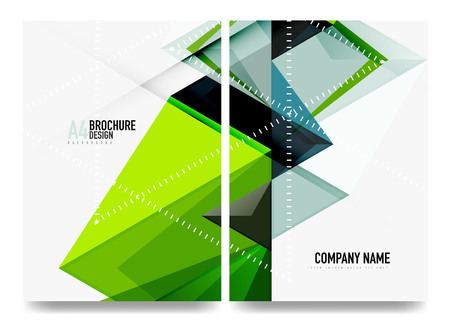 Business brochure cover layout, flyer a4 templateのイラスト素材