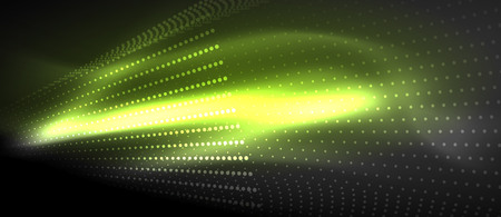 Neon light effects, particlesのイラスト素材