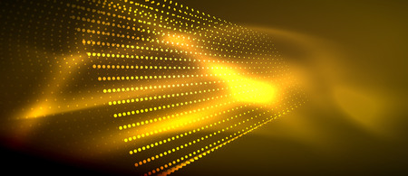 Neon light effects, particlesのイラスト素材