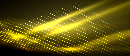 Neon smooth wave digital abstract backgroundのイラスト素材