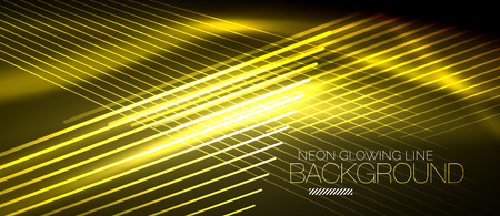 Neon smooth wave digital abstract backgroundのイラスト素材