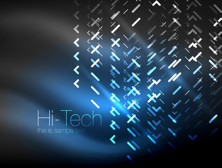 Futuristic neon lights designのイラスト素材