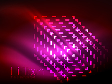 Digital abstract techno illustrationのイラスト素材