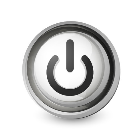 Power button icon, start symbolのイラスト素材